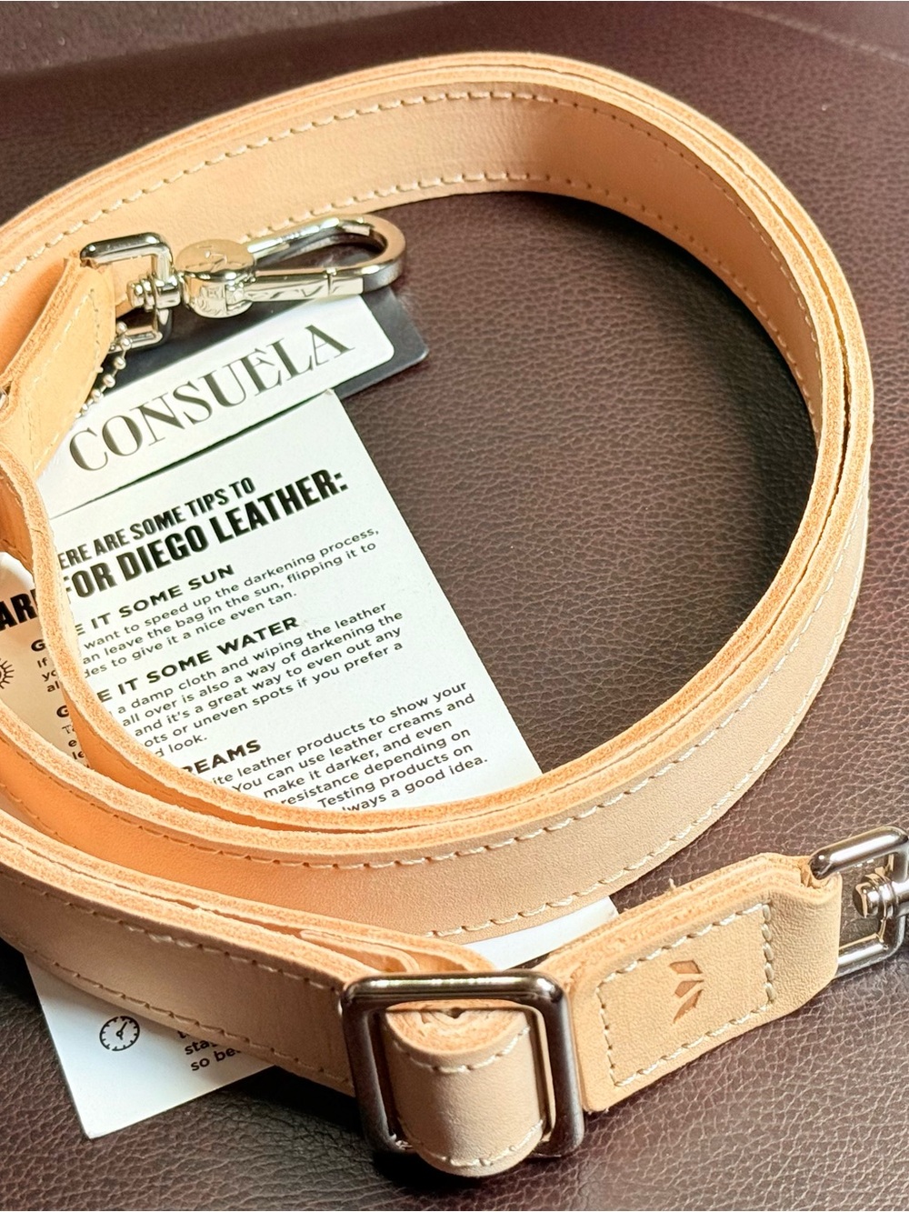 Consuela Leather Adjustable Strap - Picture 2 of 4